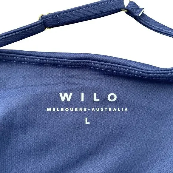 WILO The Label Tennis Dress Navy Blue Cobalt Built In Shorts NWT - Size Large - Picture 4 of 10